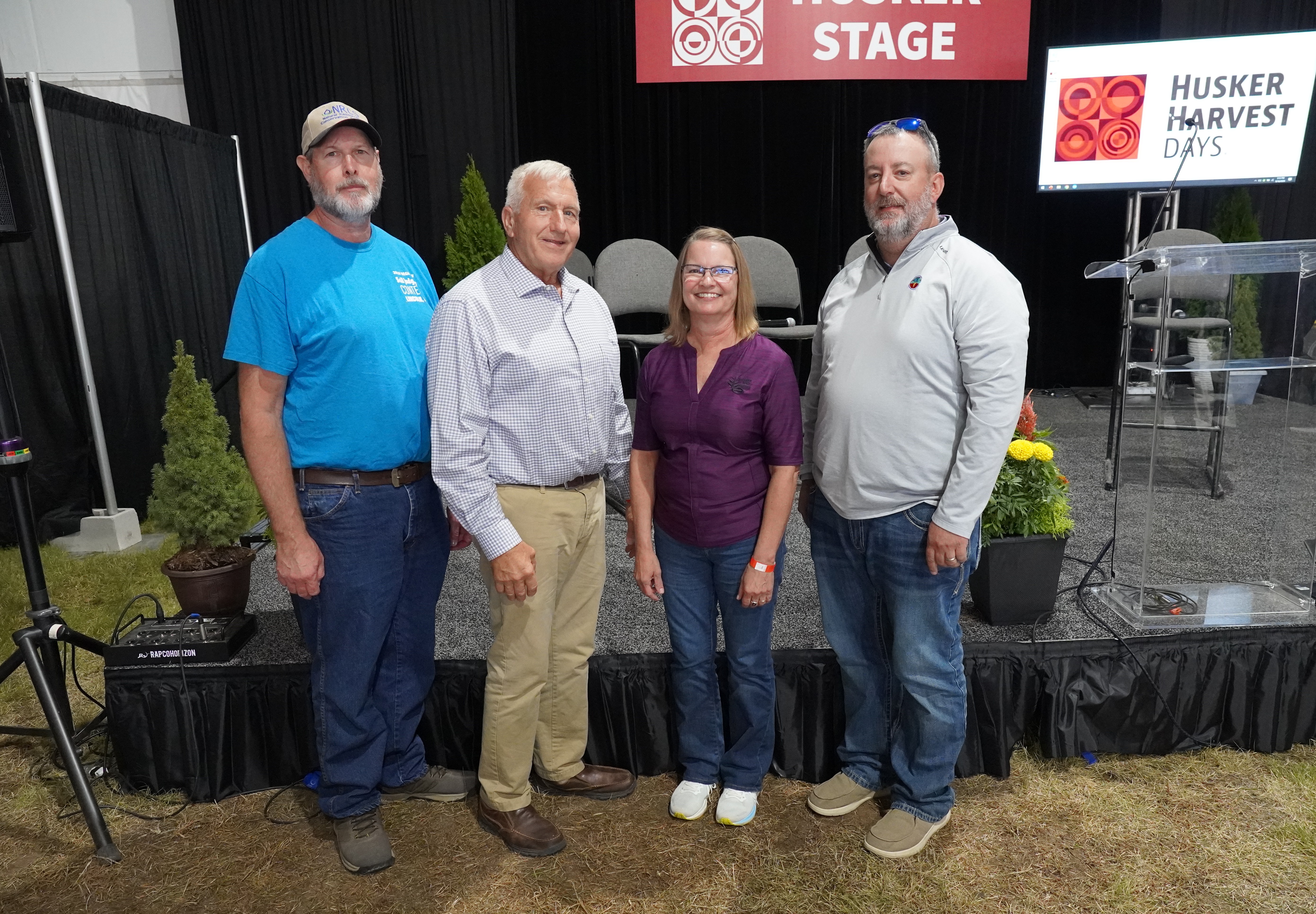 Three NRD Hall of Fame Inductees with NARD president