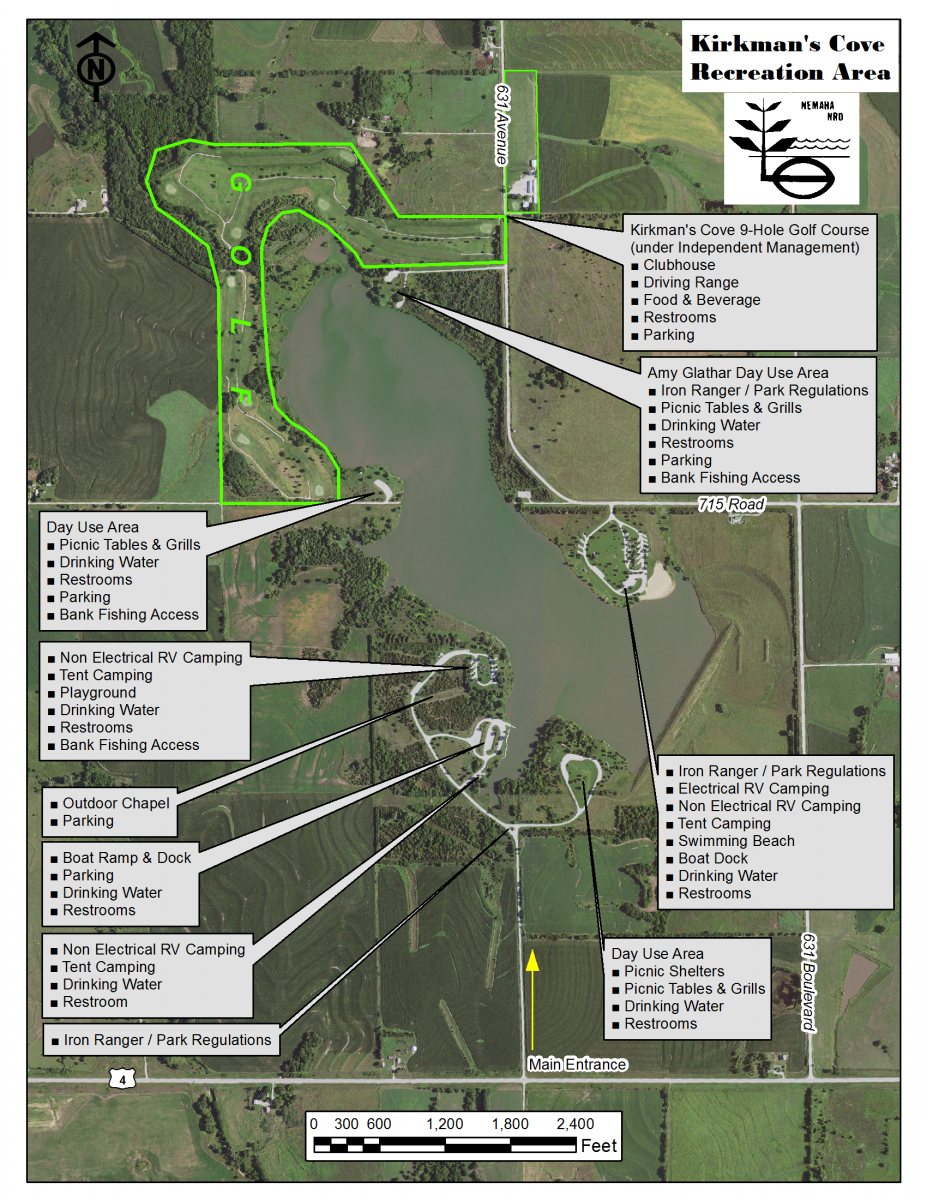 Map of the Kirkman's Cove