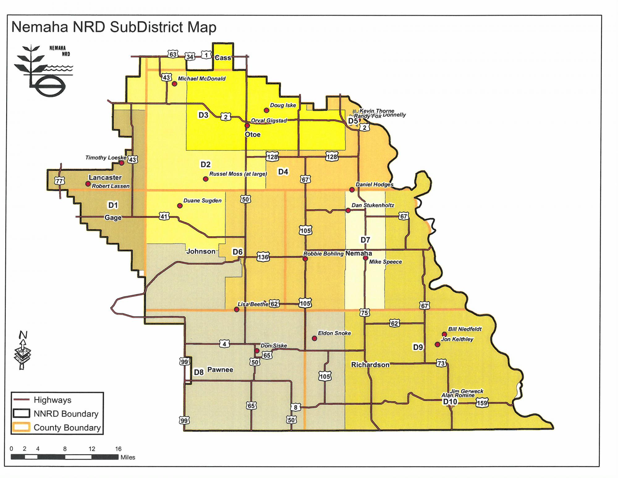Nemaha NRD Board Members Nemaha Natural Resources District