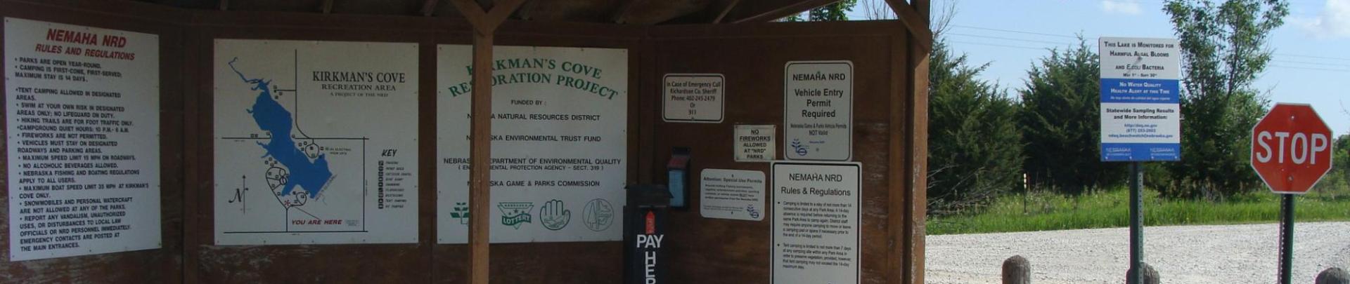 Kirkman's Cove Entry Kiosk