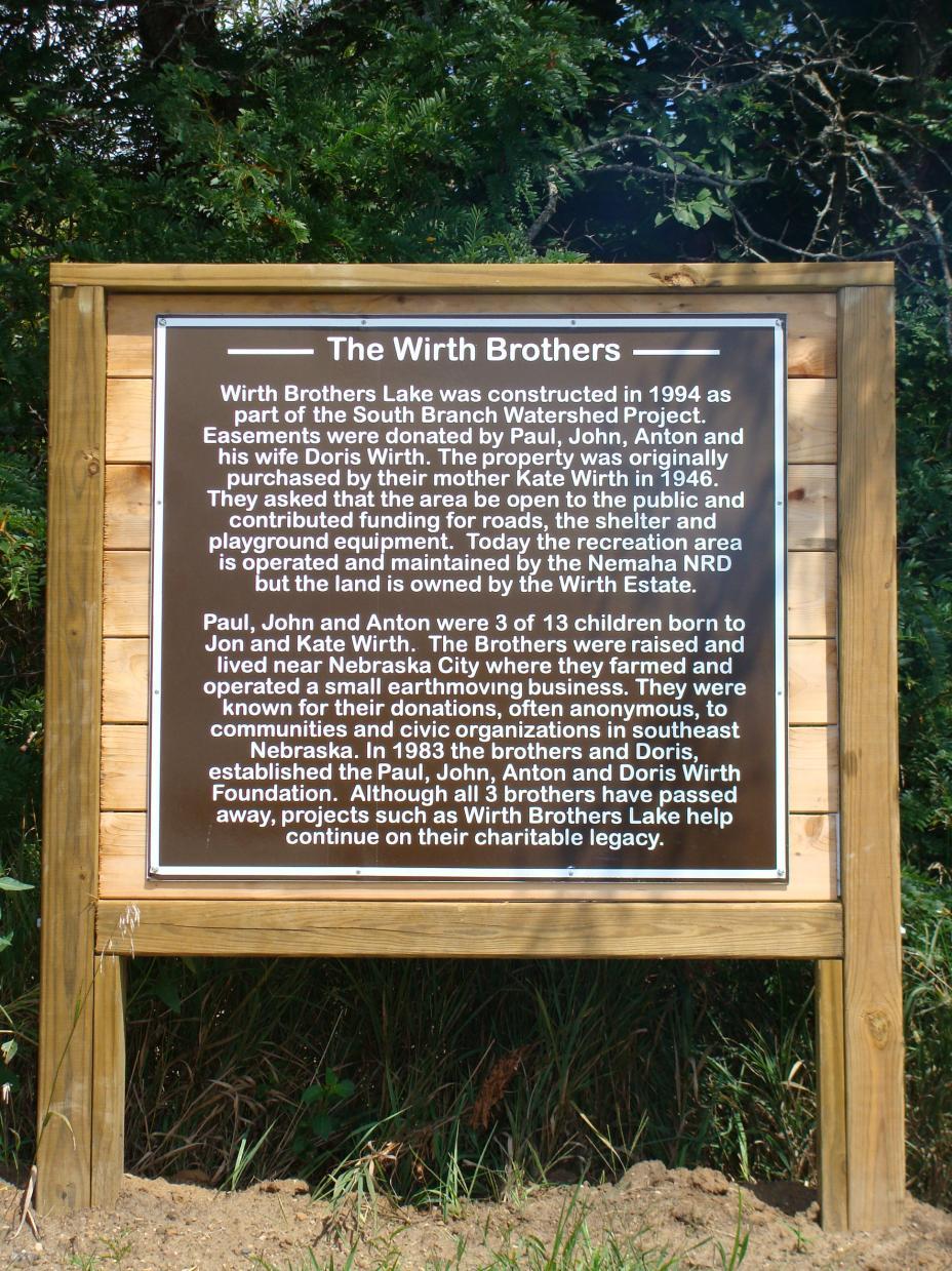 Worth Brothers Recreational Area Signage 
