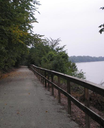 Steamboat Trace river fence